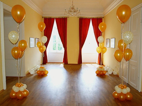 Balónové výzdoby svadobné